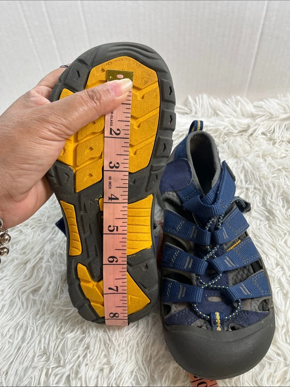 Keen Navy Blue Youth Closed-Toe Outdoor Sandals